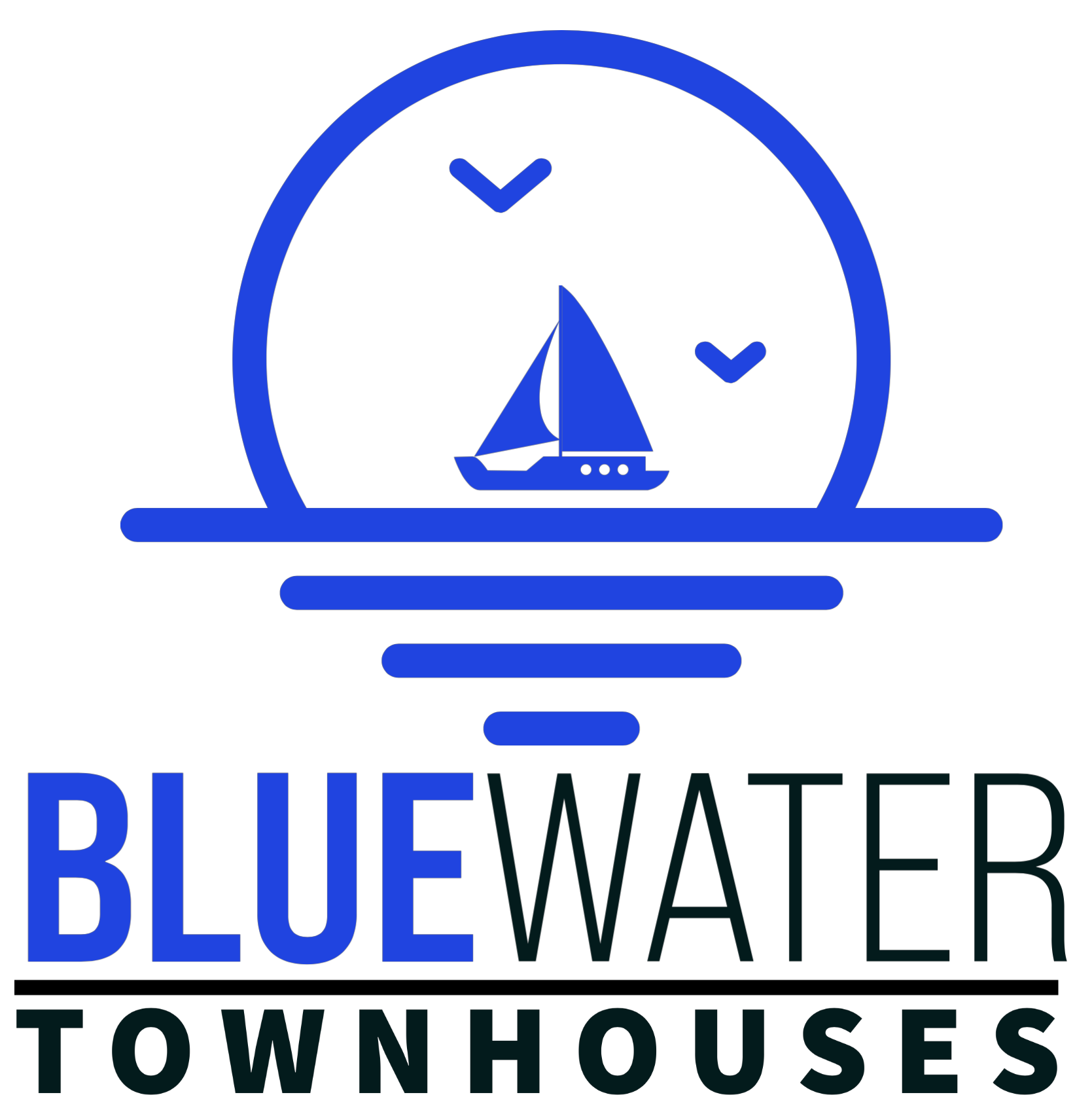 Bluewater townhouses logo